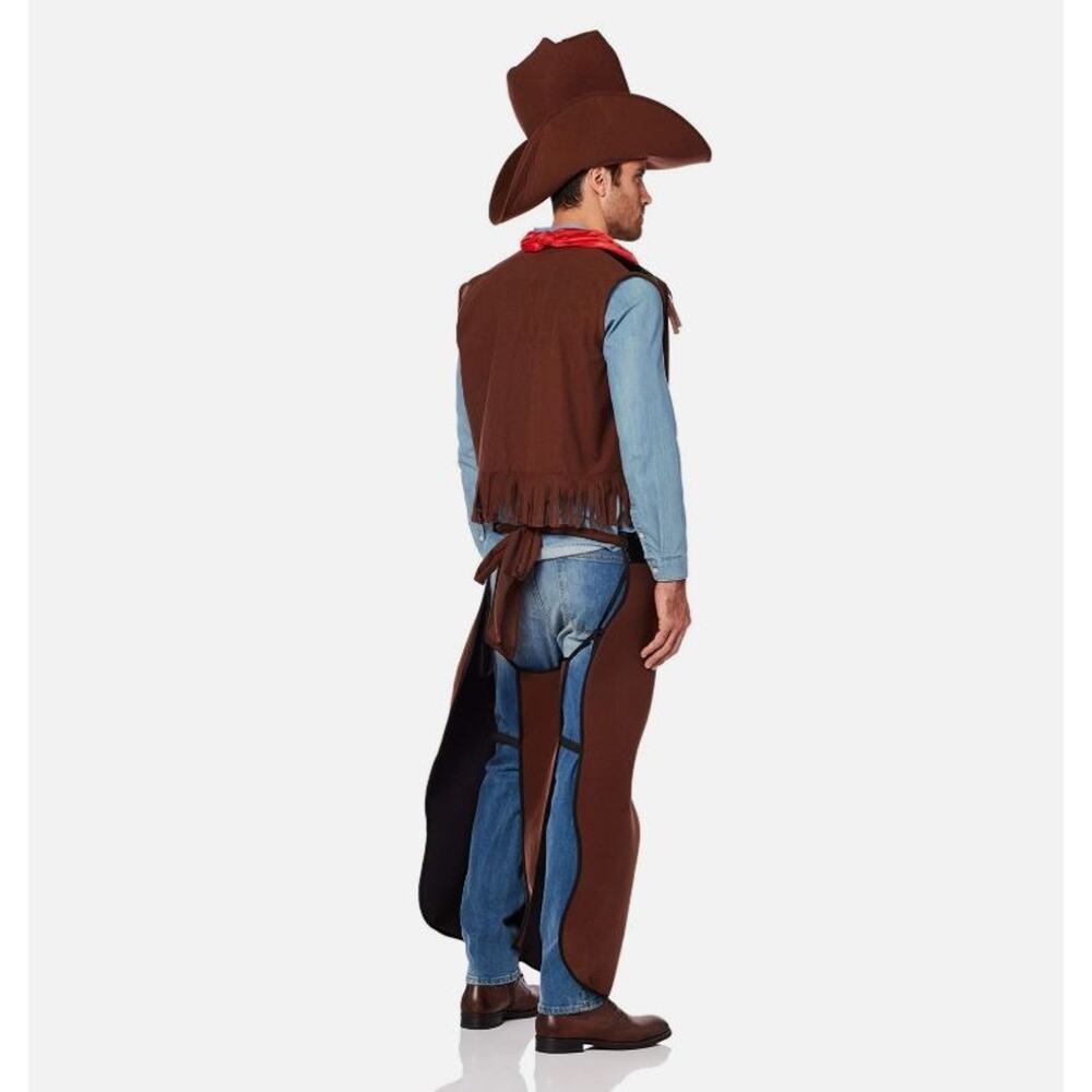 Rubies Ole Cowhand Cowboy Costume for Adults, Men's One Size Western Wear - Picture 12 of 13